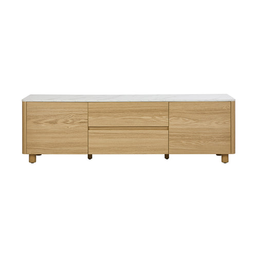 160cm Natural TV Cabinet Entertainment Unit Stand