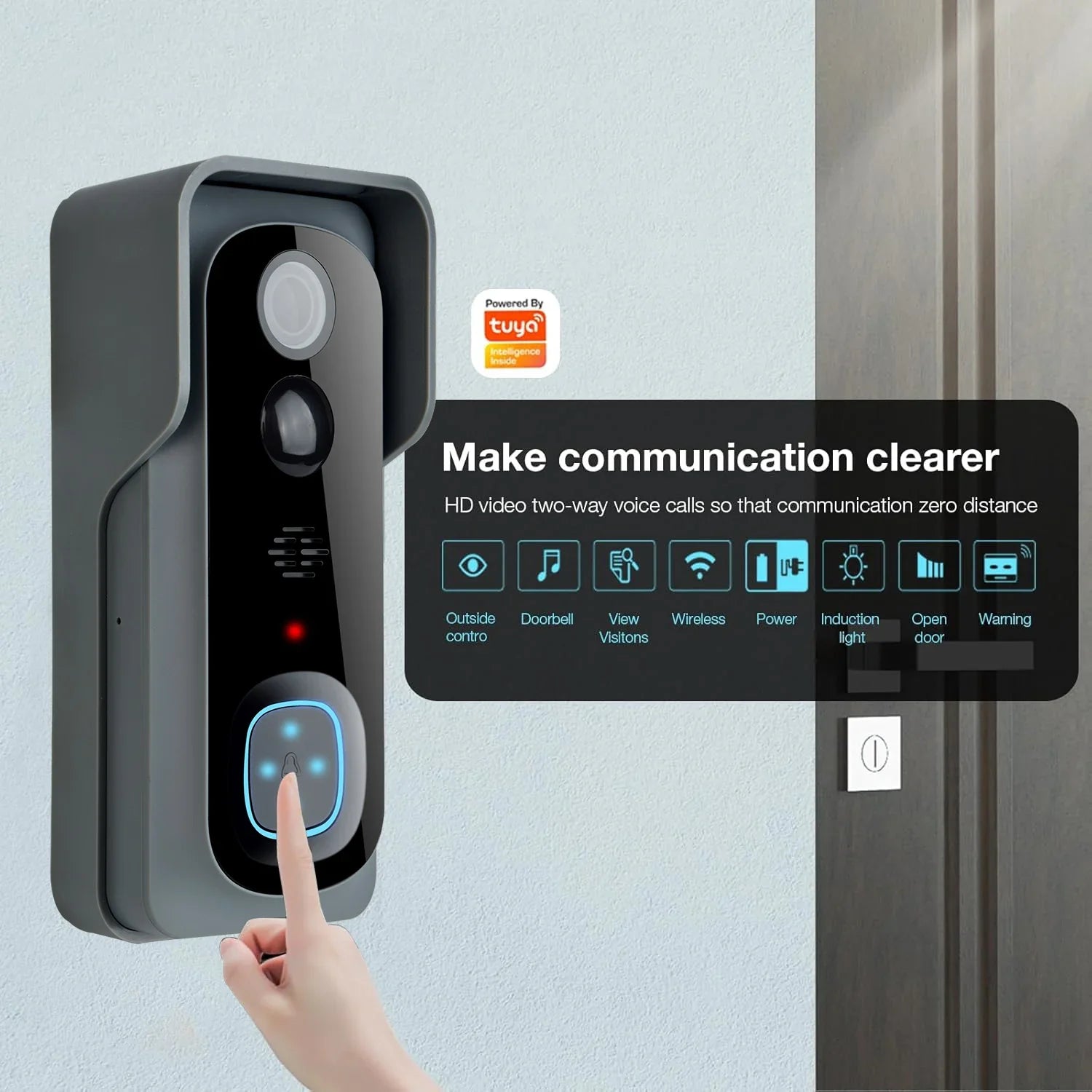 Smart WiFi Video Doorbell Camera 1080P HD