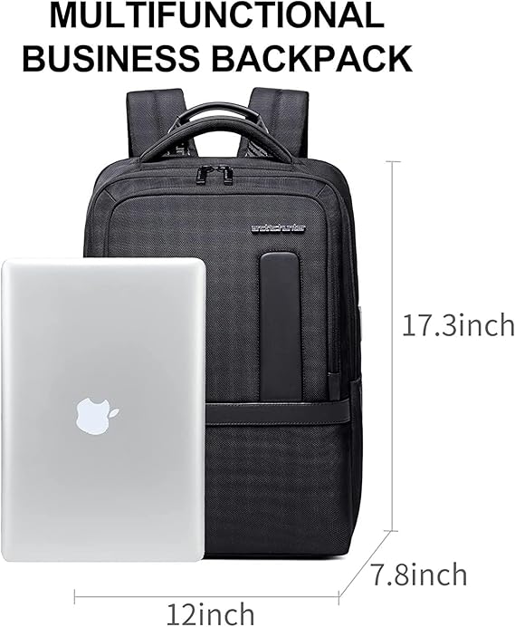27L Laptop Backpack USB & Type-C Charging Port-Blue