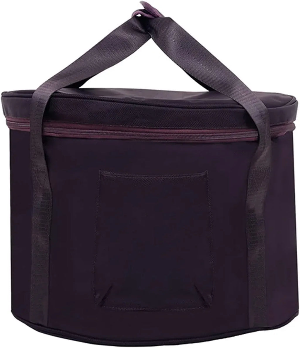 Singing Bowl Carry Bag with Handle, Black