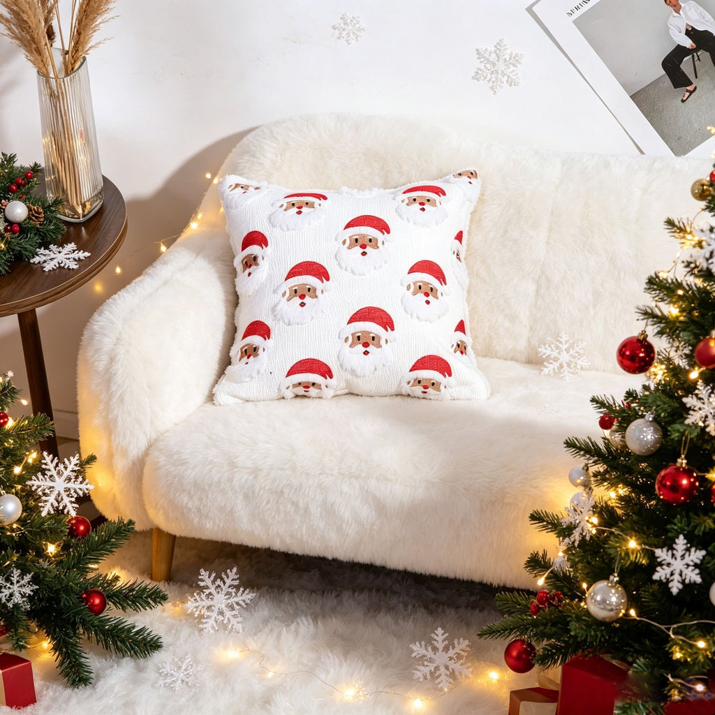Set of 2 Christmas Cushion Covers (Pillow filling not included)-Style 26