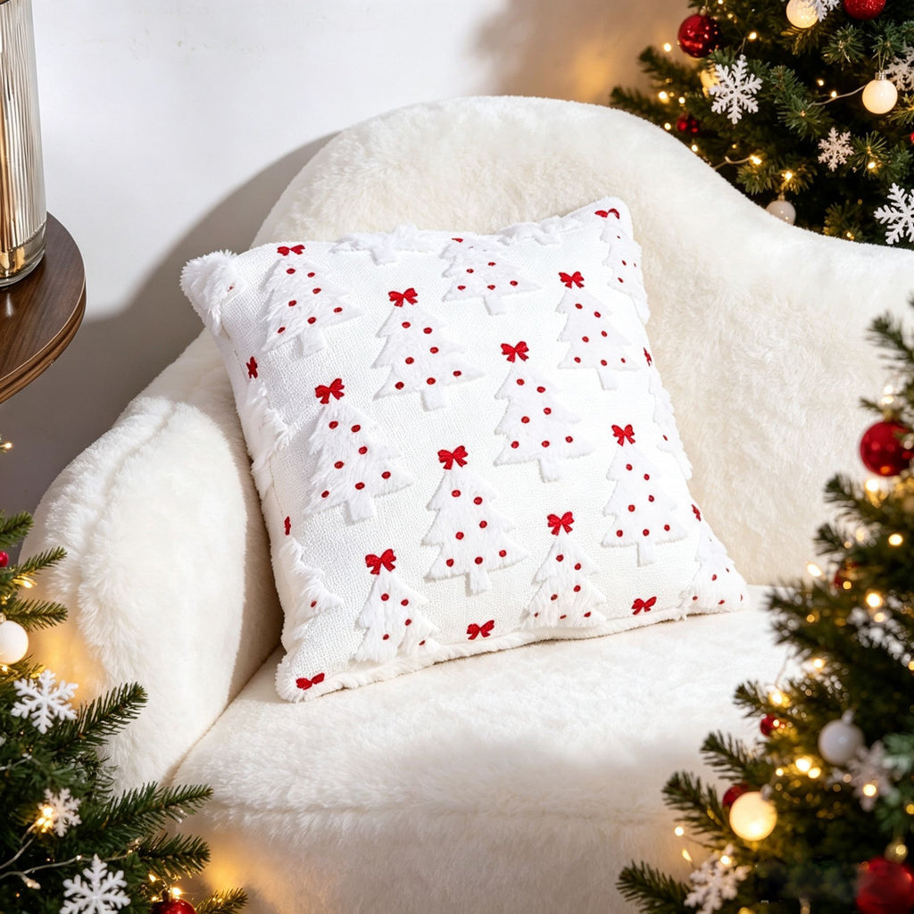 Set of 2 Christmas Cushion Covers (Pillow filling not included)-Style 26