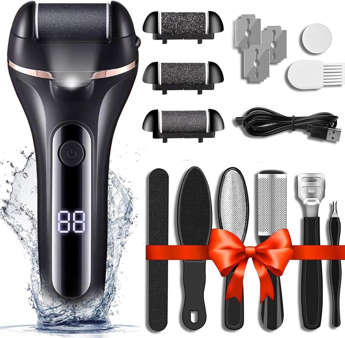 Rechargeable Pedicure Kit Black