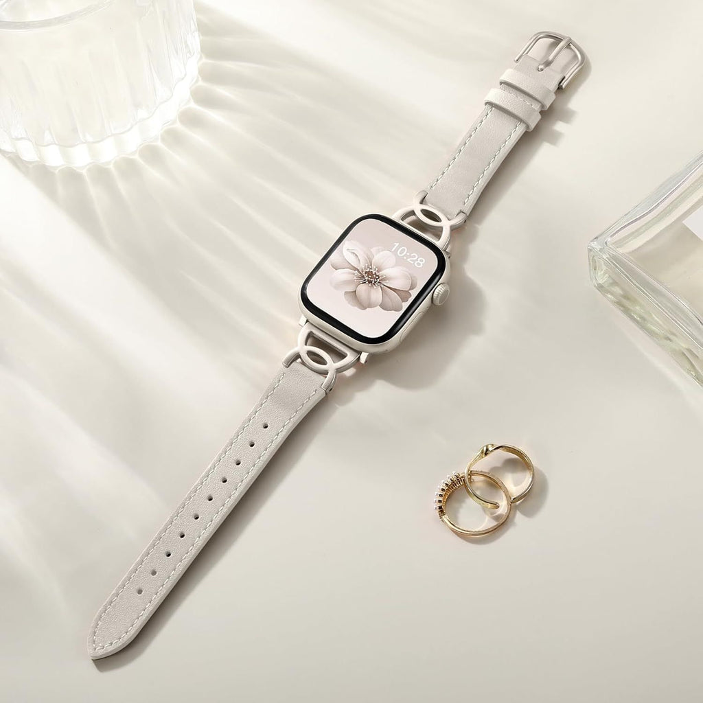 Slim Leather Apple Watch Bands