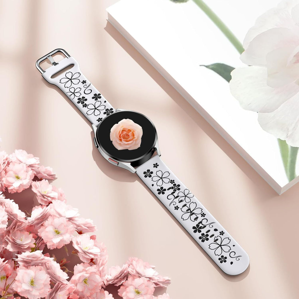 Floral Engraved Band Samsung Galaxy Watch