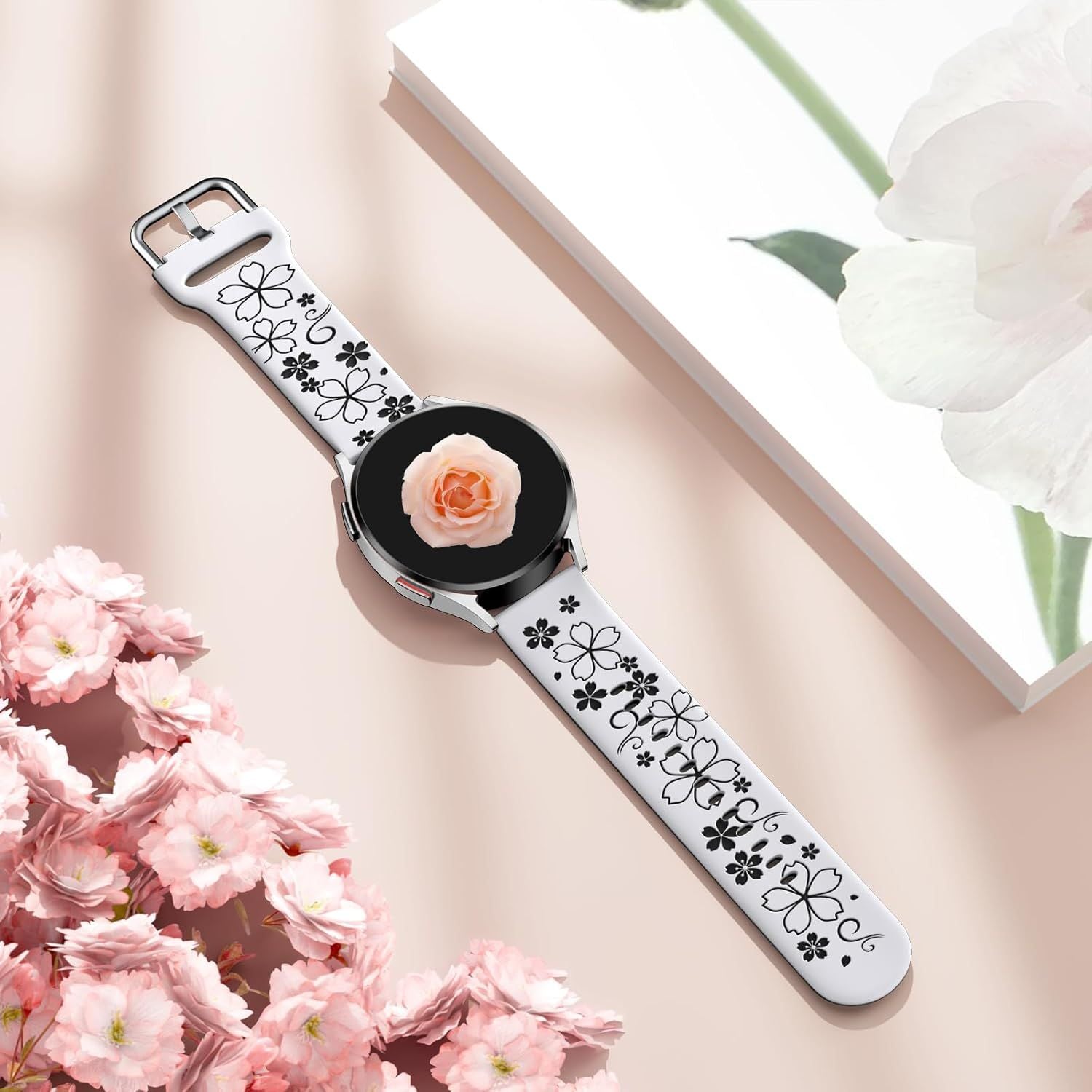 Floral Engraved Band Samsung Galaxy Watch