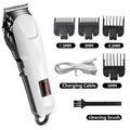 USB Rechargeable Hair Trimmer  - White