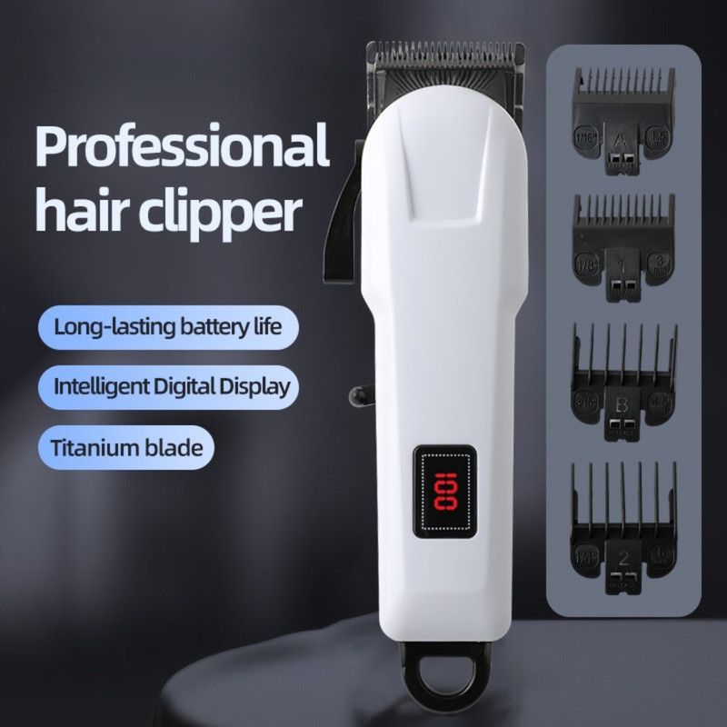 USB Rechargeable Hair Trimmer  - White