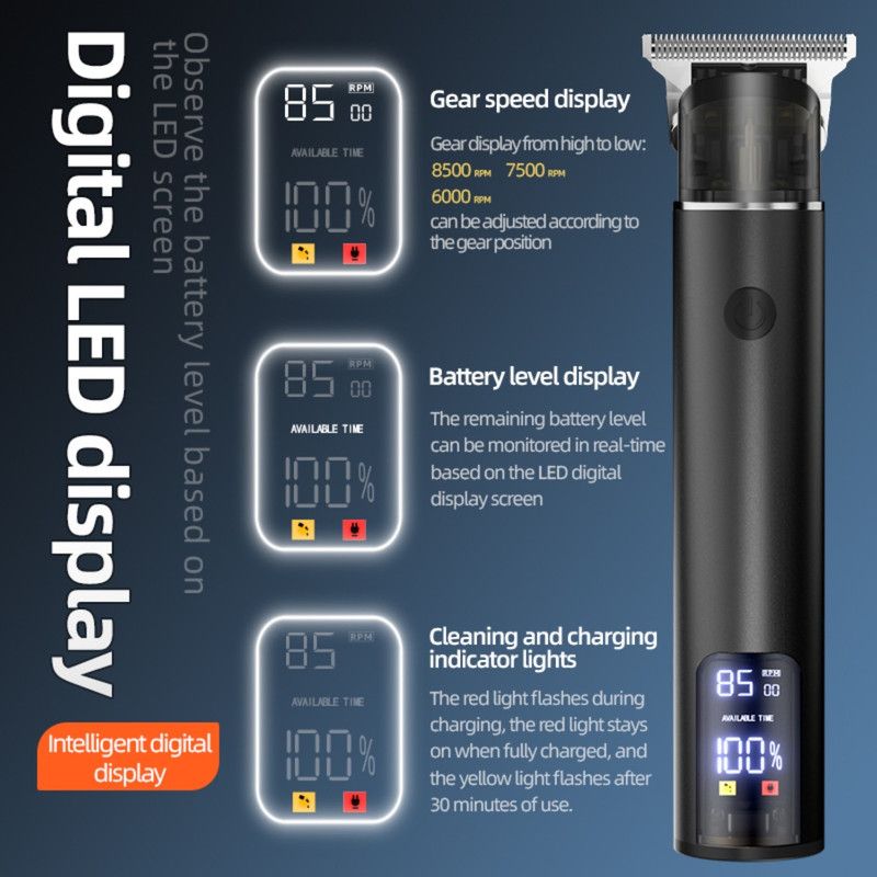 Professional T-Blade Trimmer —Black