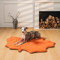 Leaf-Shaped Multi-Functional Pet Mat(Orange)