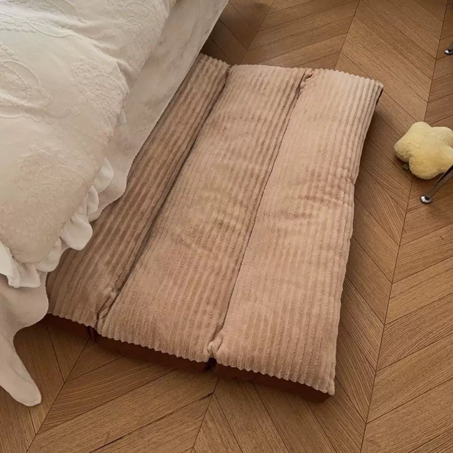 Luxuriously Soft and Thick Pet Sleeping Mat(L,Brown)