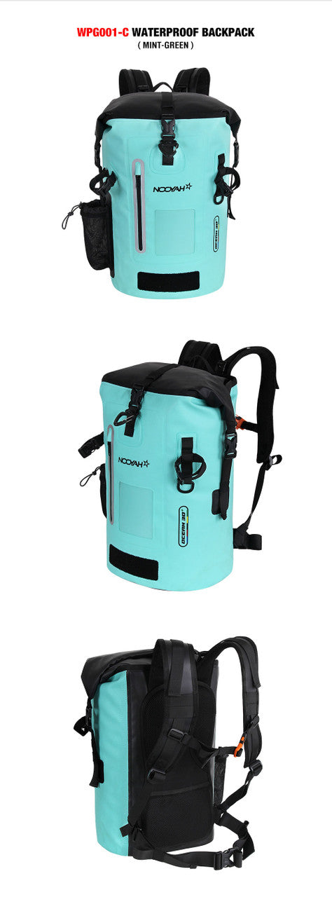 NOWaterproof Bike Cycle Outdoor Sports Backpack MINT GREEN