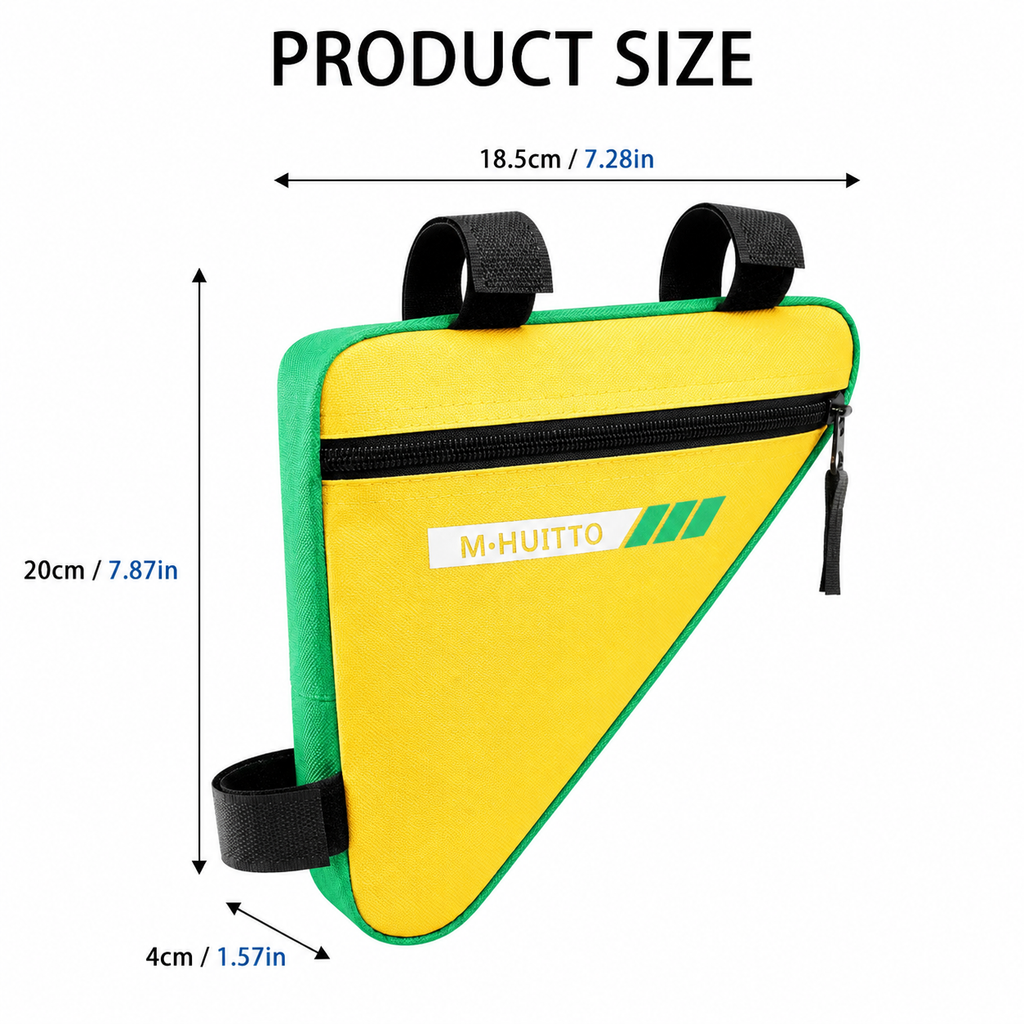 Yellow-green Bicycle Frame Bag