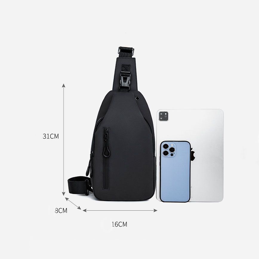 Black  Sling Chest Bag