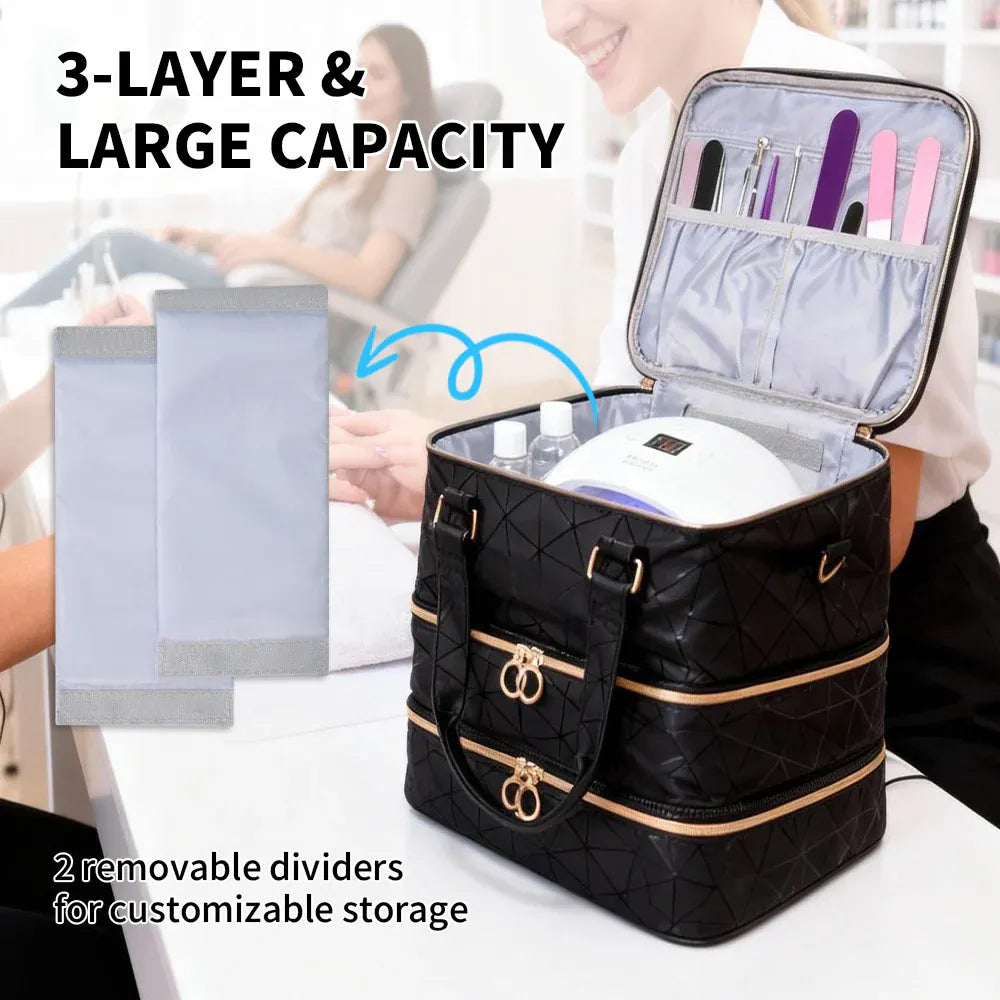 3 Layer Nail Polish Organizer