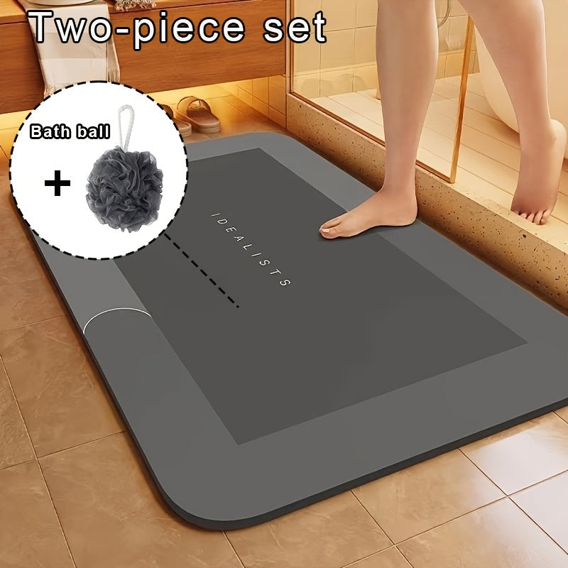 Ultra-Absorbent Quick Dry Diatomaceous Bath Mat